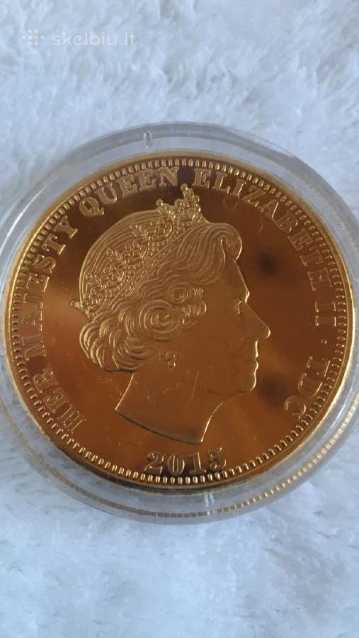 Moneta Tdc 2015m. 1 krona, cu-ni - nuotraukos Nr. 2