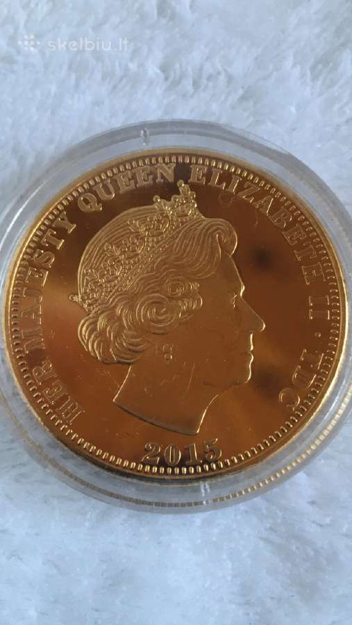 Moneta Tdc 2015m. 1 krona, cu-ni - nuotraukos Nr. 2