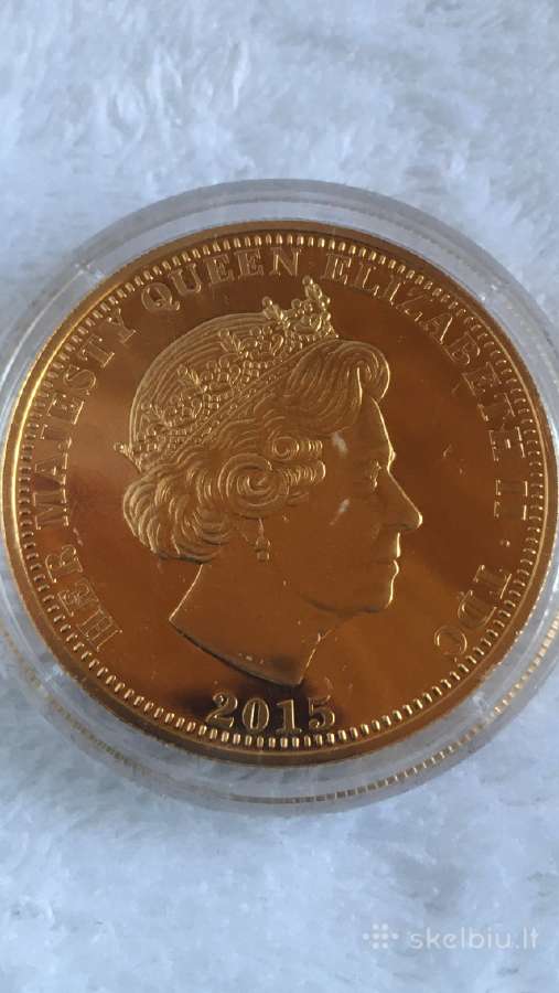 Moneta Tdc 2015m. 1 krona, cu-ni - nuotraukos Nr. 2
