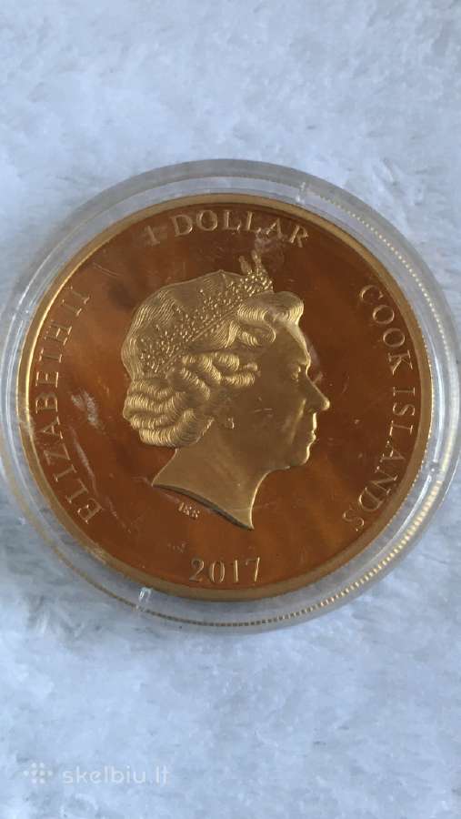 Moneta Cook i. 2017m. 1 dollar, cu-ni - nuotraukos Nr. 2