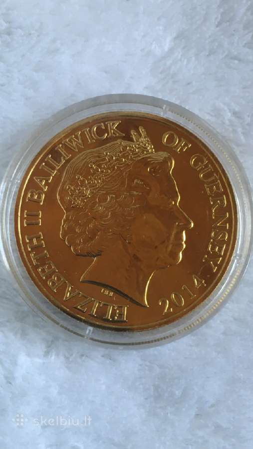 Moneta Guernsey 2014m. 50 pence, cu-ni - nuotraukos Nr. 2