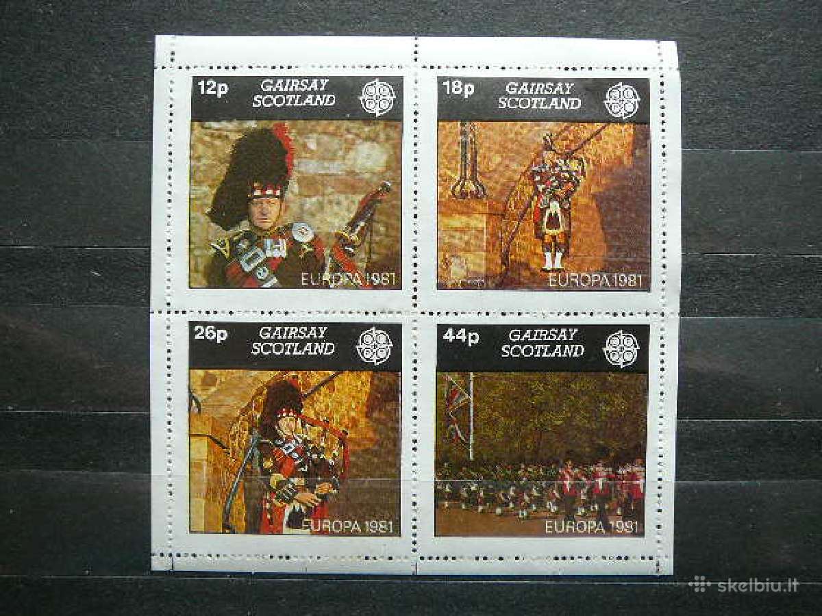 Uniformos Skotija 1981 svarus kokybe sk02s
