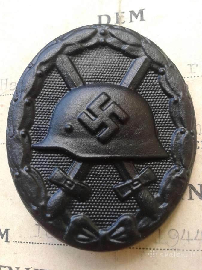 Ww2 Vokiškas Sužeidimo apdovanojimas - nuotraukos Nr. 2