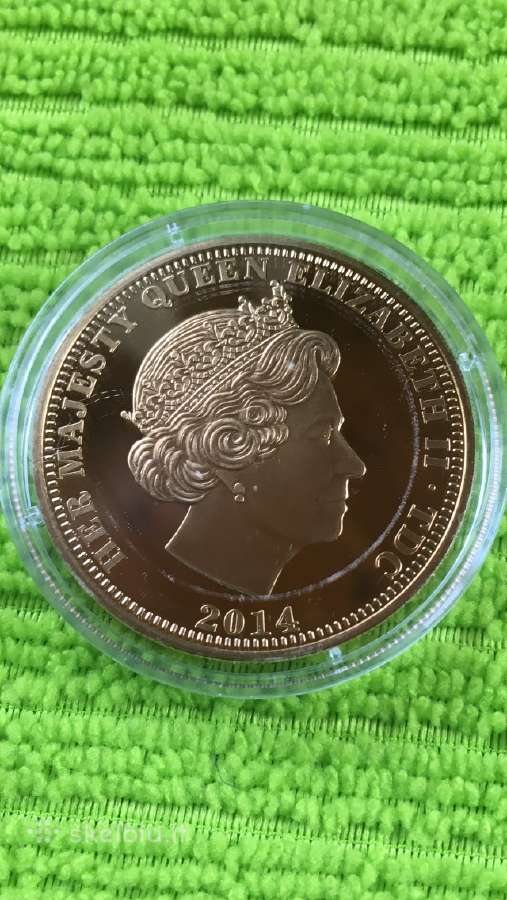 Moneta Tdc 2014m. 1 krona, cu-ni - nuotraukos Nr. 2