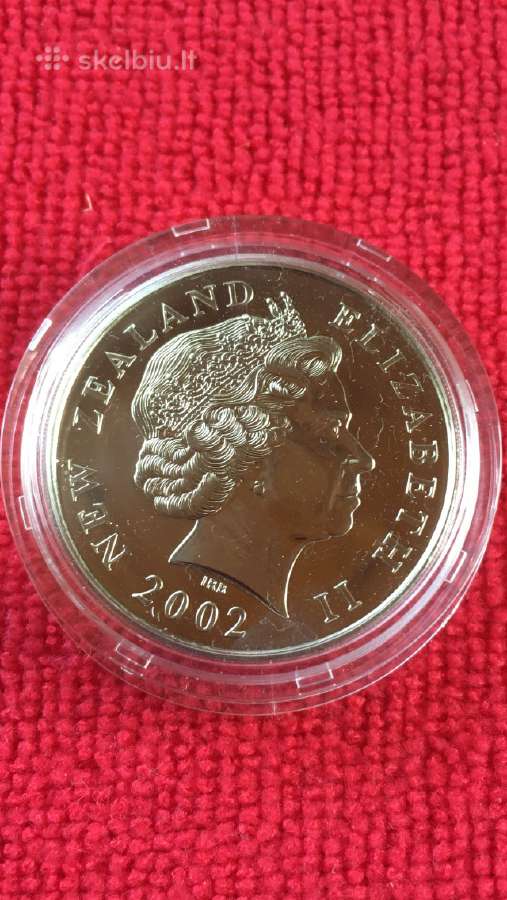 Monetos New zealand 2002m. 5 ir 10 dollars, cu-ni - nuotraukos Nr. 2