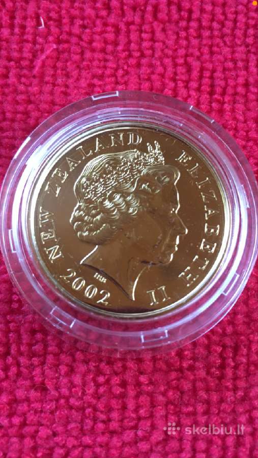 Monetos New zealand 2002m. 5 ir 10 dollars, cu-ni - nuotraukos Nr. 4