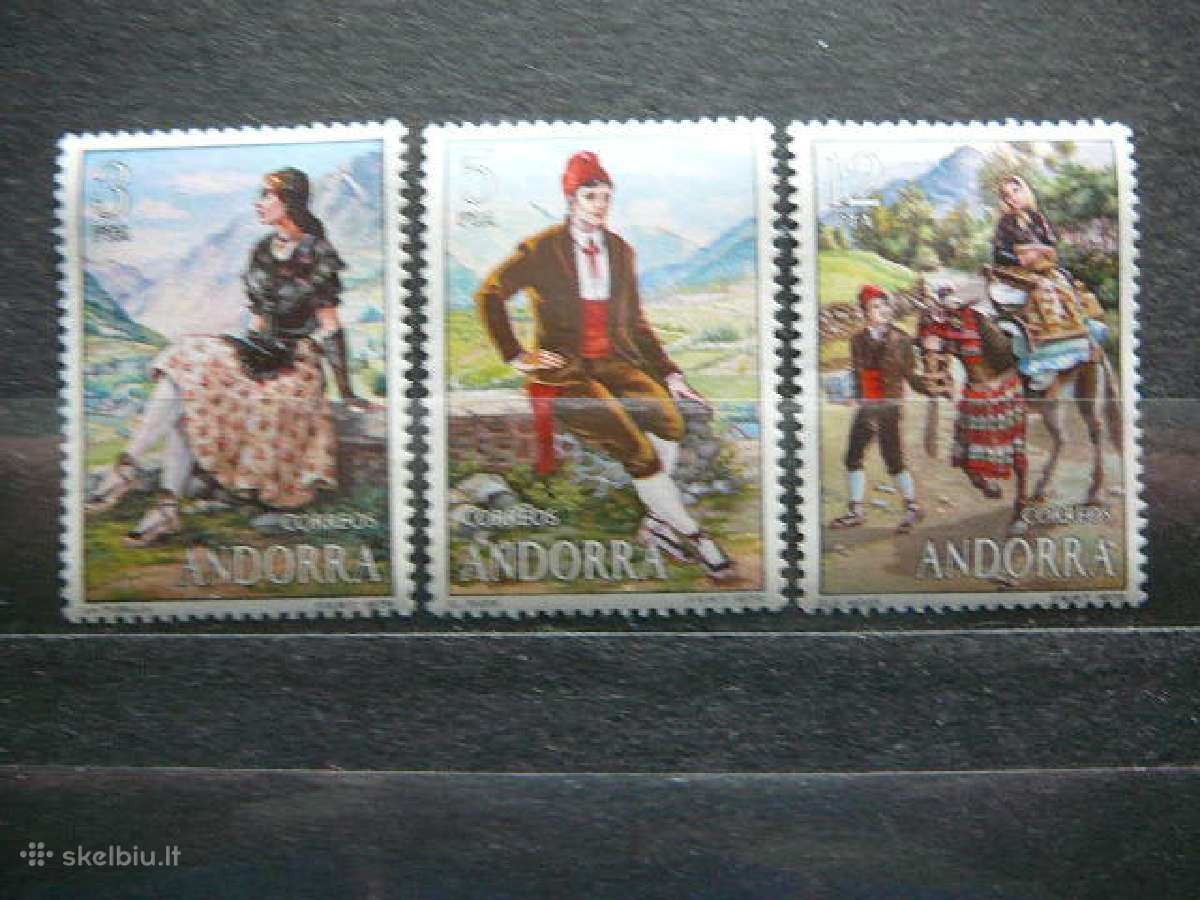 Nac. kostiumai Andora(ispanu) 1979 Mnh ndr120