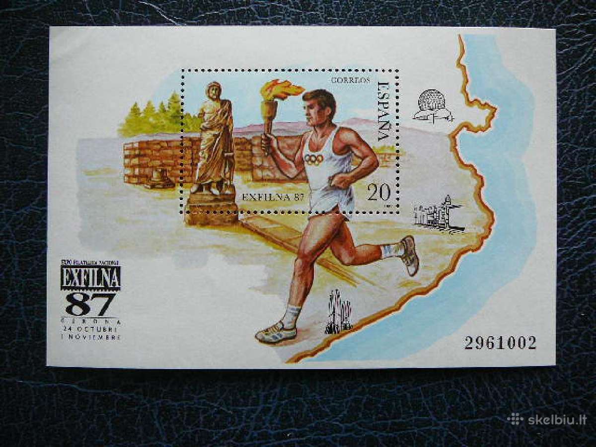 Olimpines Ispanija 1987 Mnh sp2798s