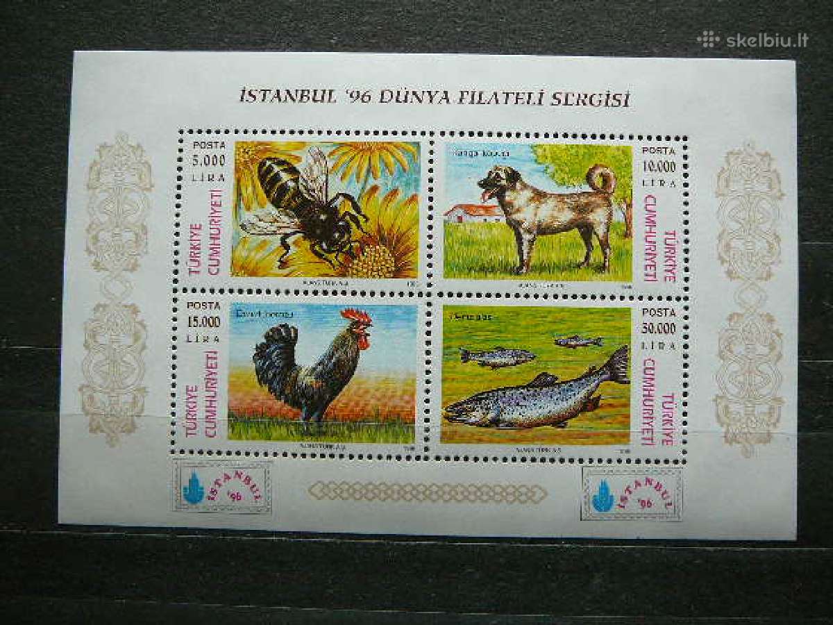 Sunys Zuvys Pauksciai Turkija Mnh tkt3070s