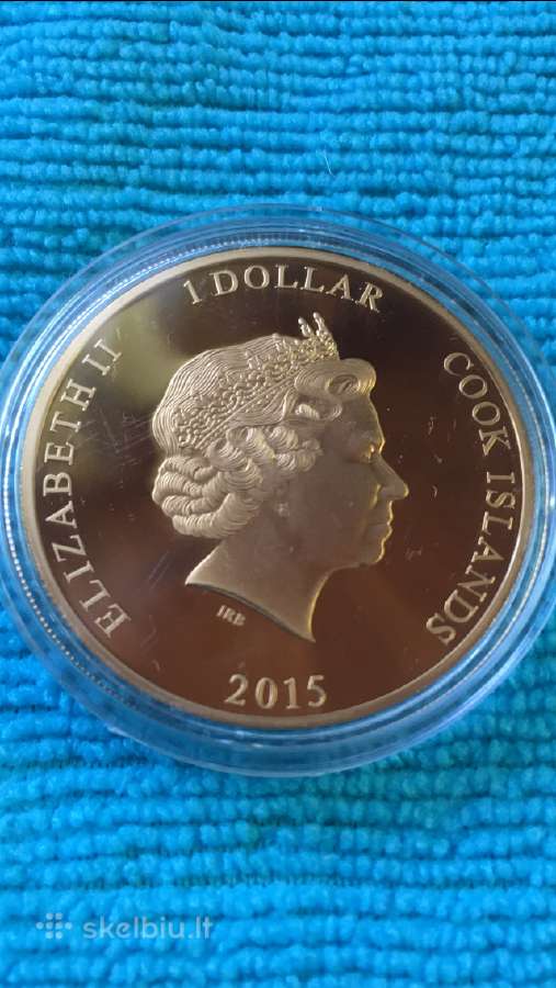 Moneta Cook i. 2015m. 1 dollar, cu-ni - nuotraukos Nr. 2