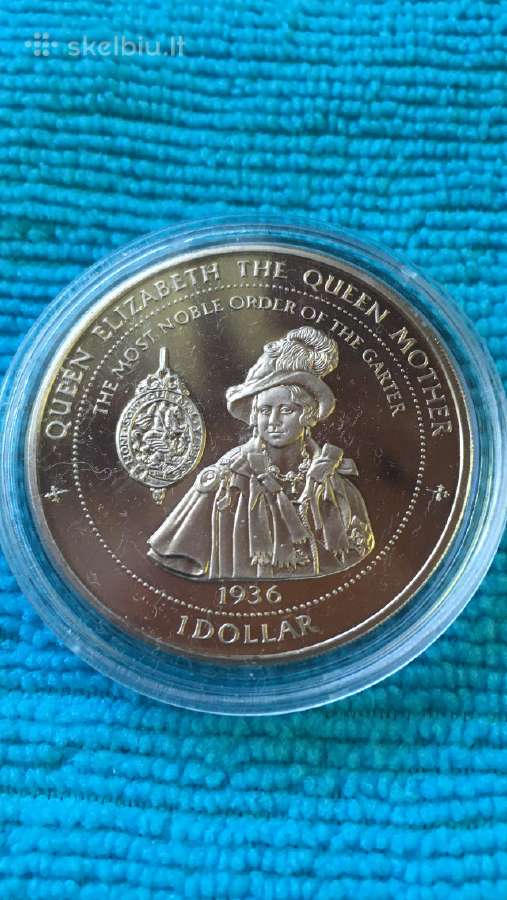 Moneta Pitcairn isl, 1997m, 1 dollars, cu-ni