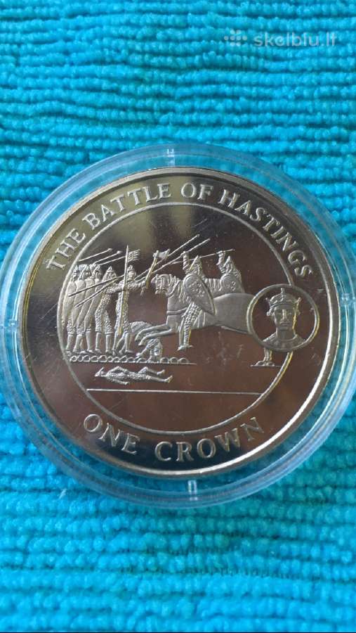 Moneta, Gibraltar, 2008m. 1 krona, cu-ni