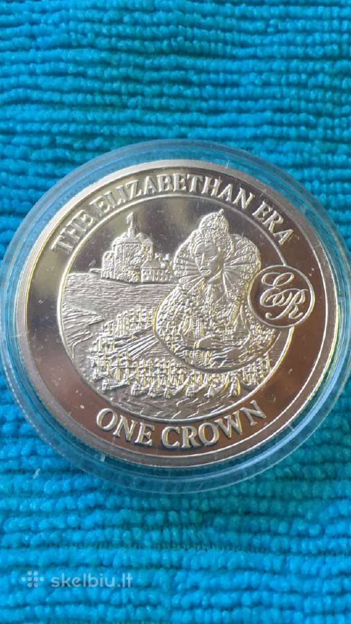 Moneta, Gibraltar, 2008m. 1 krona, cu-ni