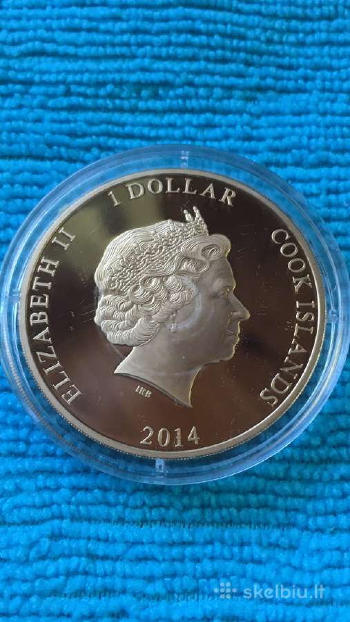 Moneta Cook i. 2014m. 1 dollar, cu-ni - nuotraukos Nr. 2