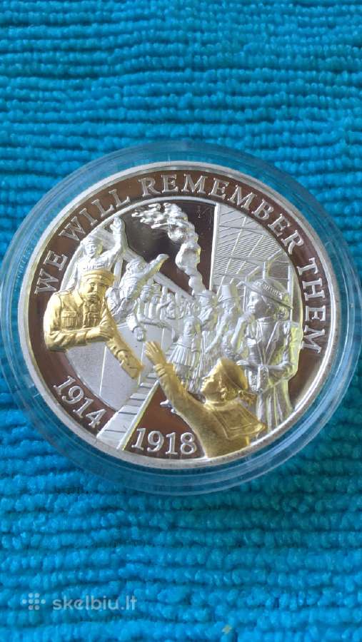 Moneta Gibraltar 2018m. 1 krona, 2oz