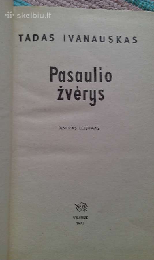 "Pasaulio Žvėrys" 1973m.ivanauskas Tadas - nuotraukos Nr. 2
