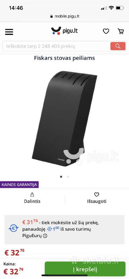 Fiskars peilių stovas - nuotraukos Nr. 4