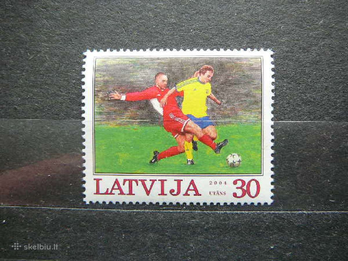 Latvija 2004 Futbolas Mnh llt614s