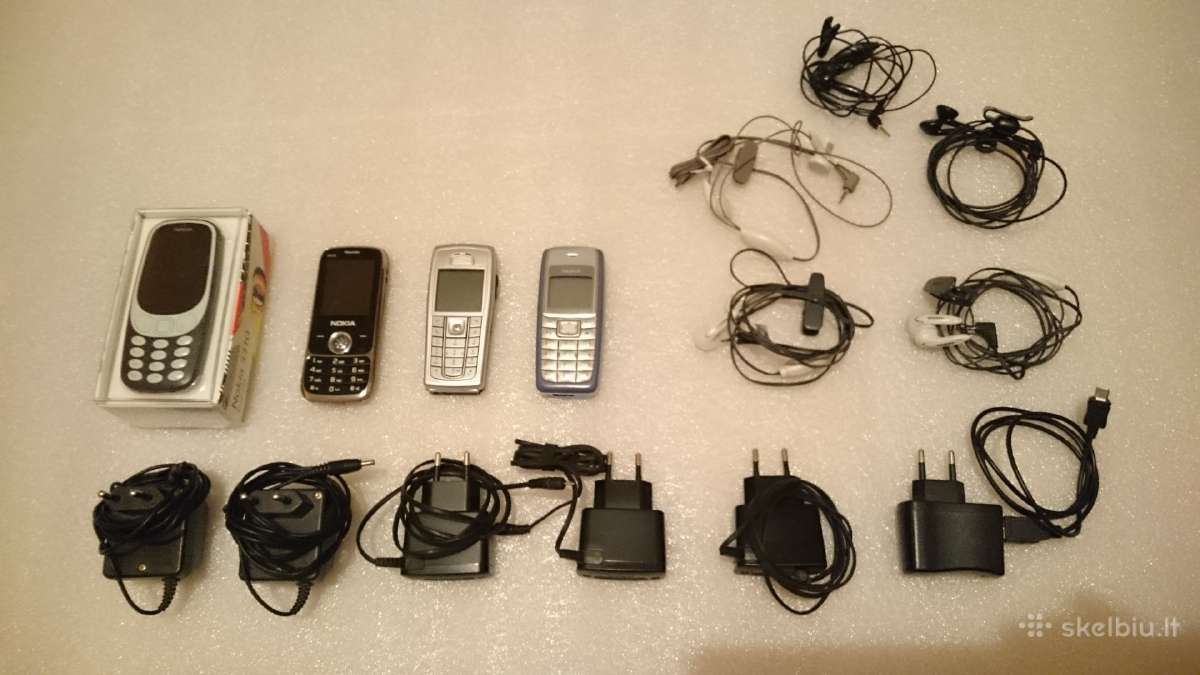 Nokia ikrovikliai ir ausines telefonams