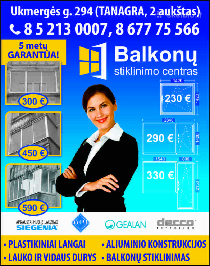 MB "Balkonų stiklinimo centras"