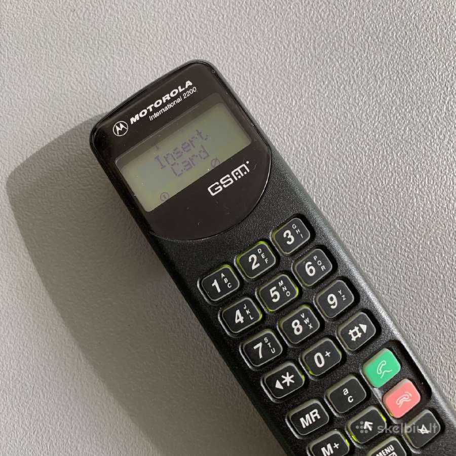 Auto telefono Motorola International 2200 ragelis - nuotraukos Nr. 4