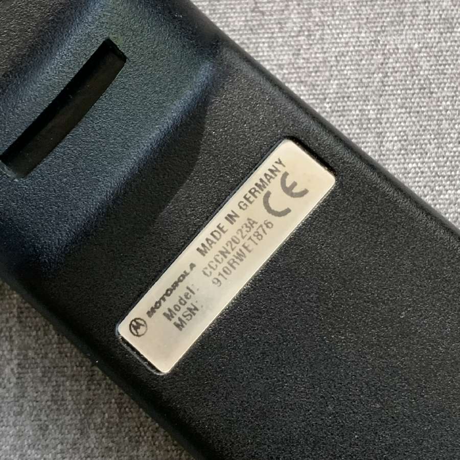 Auto telefono Motorola International 2200 ragelis - nuotraukos Nr. 3