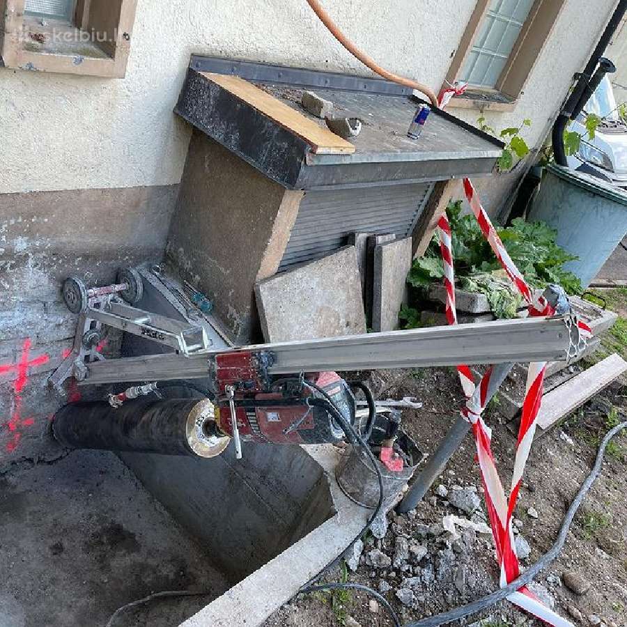 Skylių gręžimas , betono pjovimas . - nuotraukos Nr. 6