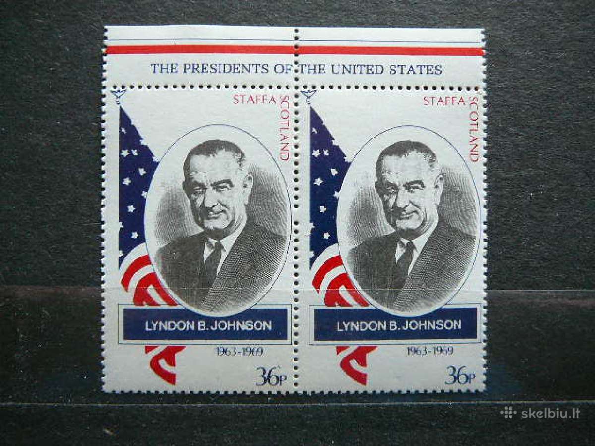 Prezidentas L. Dzonsonas Skotija 1982 Mnh sk554d