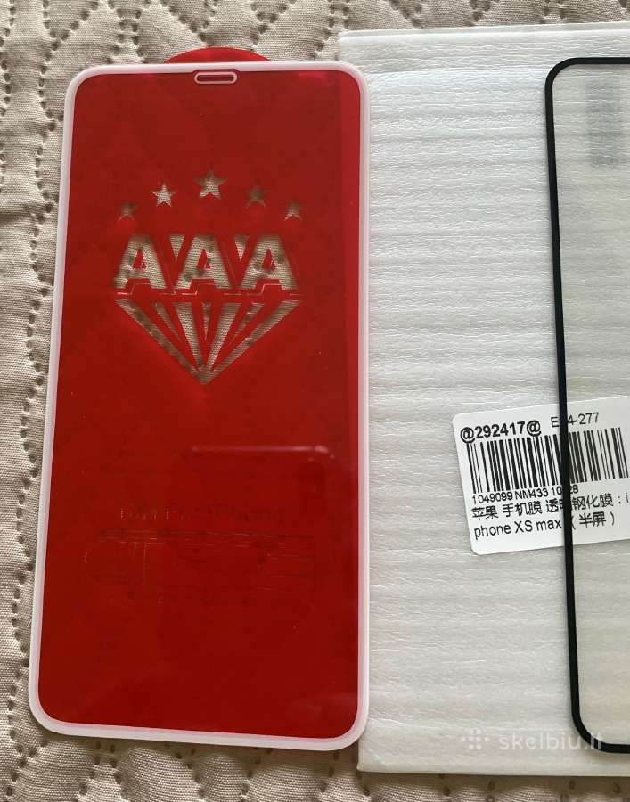 iPhone Xs ir Xs Max ekrano apsauginiai stiklukai - nuotraukos Nr. 3