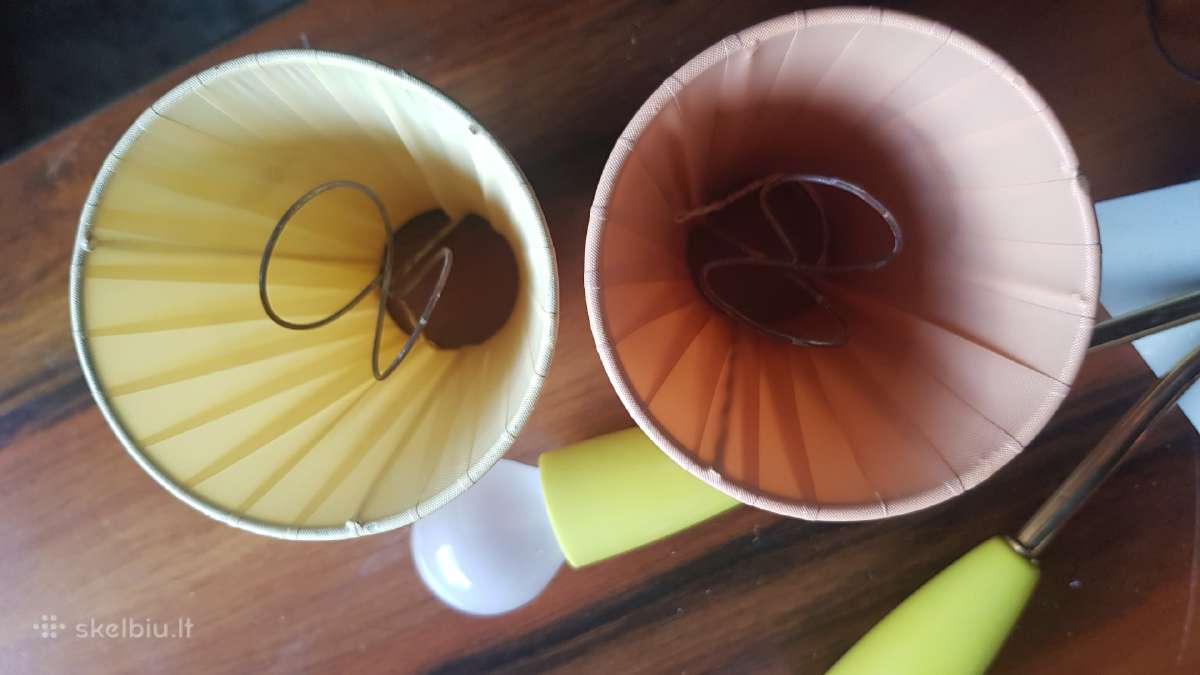 Vintažinis mid century sieninis šviestuvas-bra - nuotraukos Nr. 4