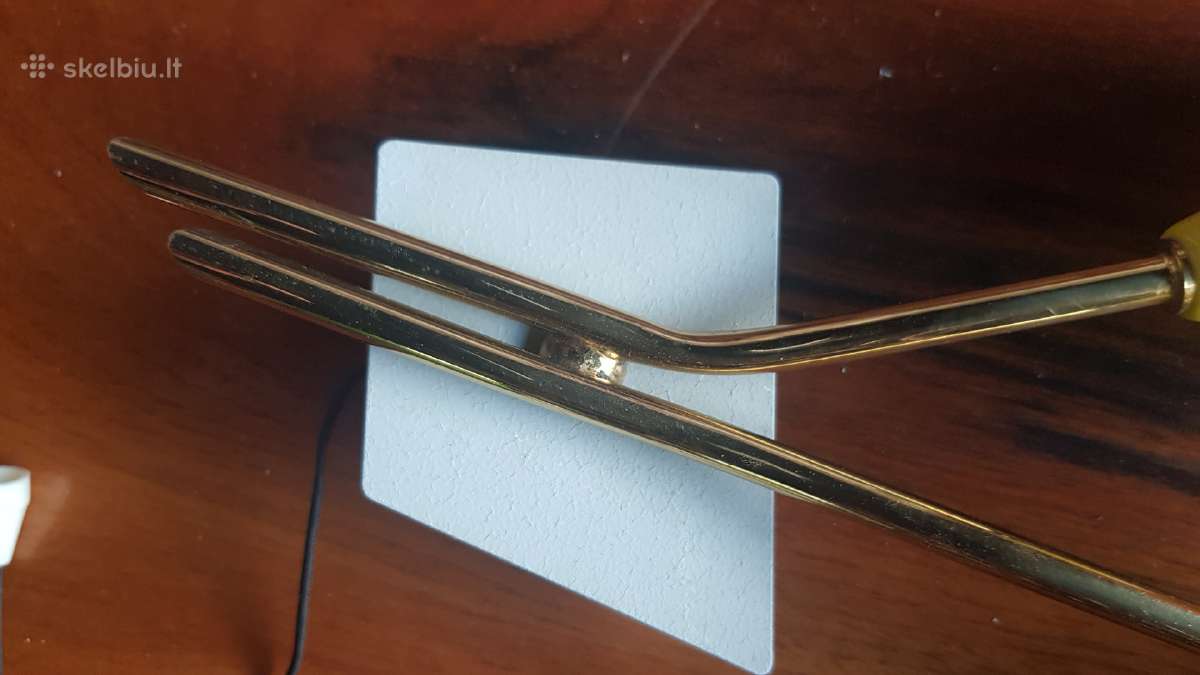 Vintažinis mid century sieninis šviestuvas-bra - nuotraukos Nr. 10