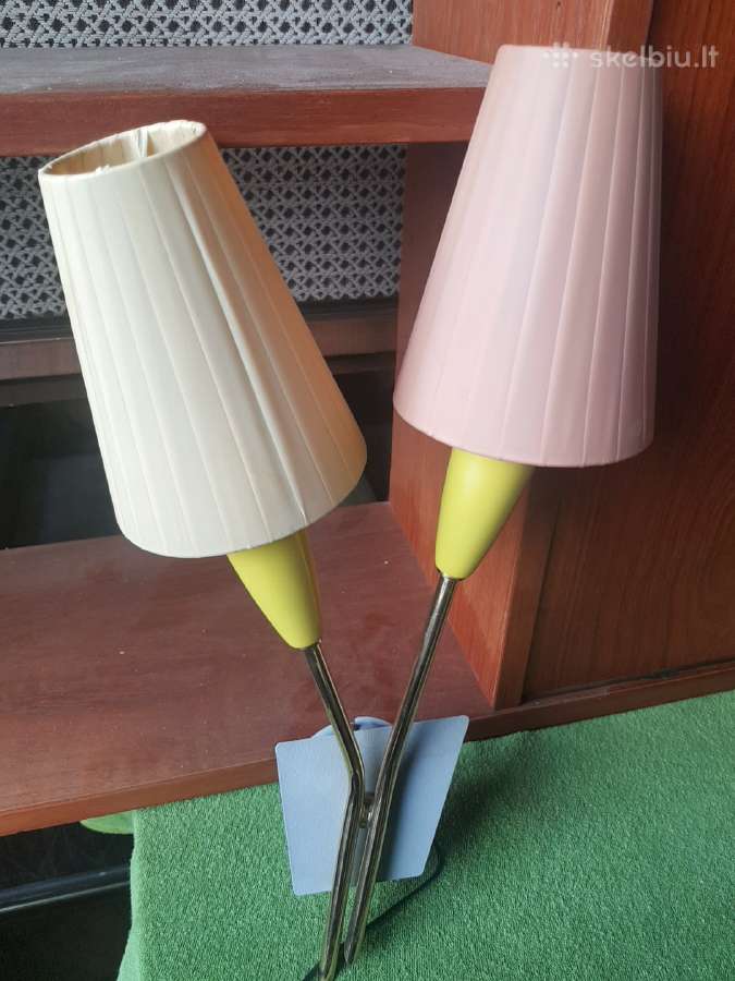 Vintažinis mid century sieninis šviestuvas-bra - nuotraukos Nr. 13