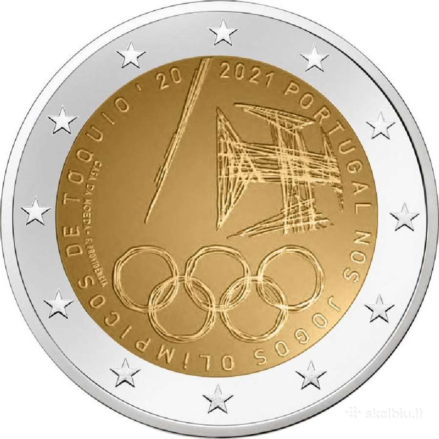 2 eurų Portugalijos Unc proginės monetos - nuotraukos Nr. 3