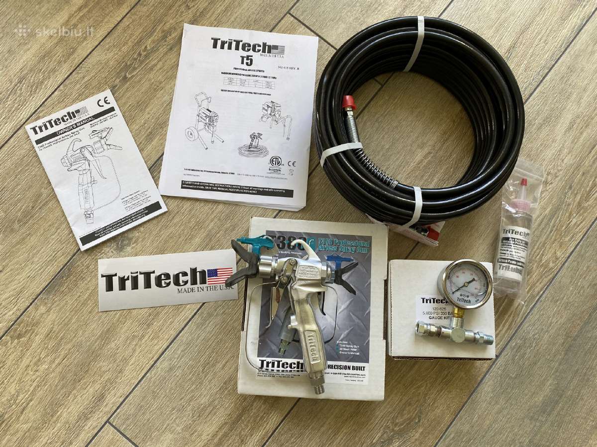 Dažų purkštuvas Tritech T5 - nuotraukos Nr. 2