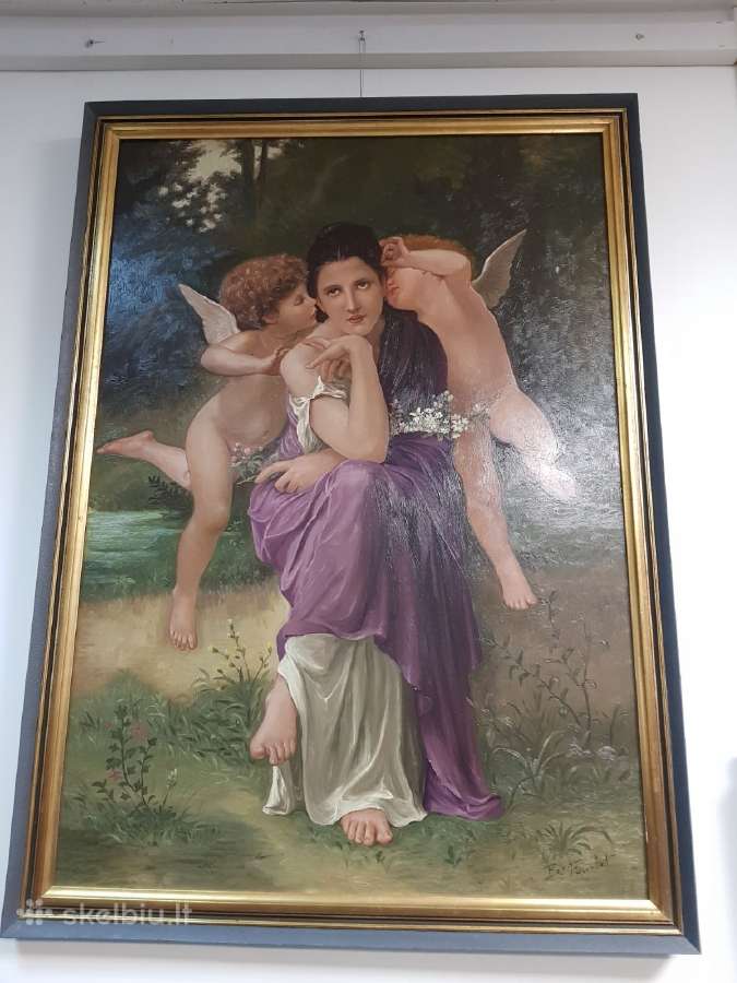 Unikalus paveikslas. B. Fourtet . 107 77 cm.
