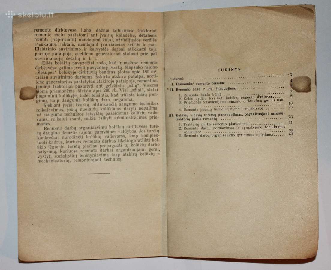 Traktorių remonto organizavimas kolūkiuose 1966 m. - nuotraukos Nr. 5