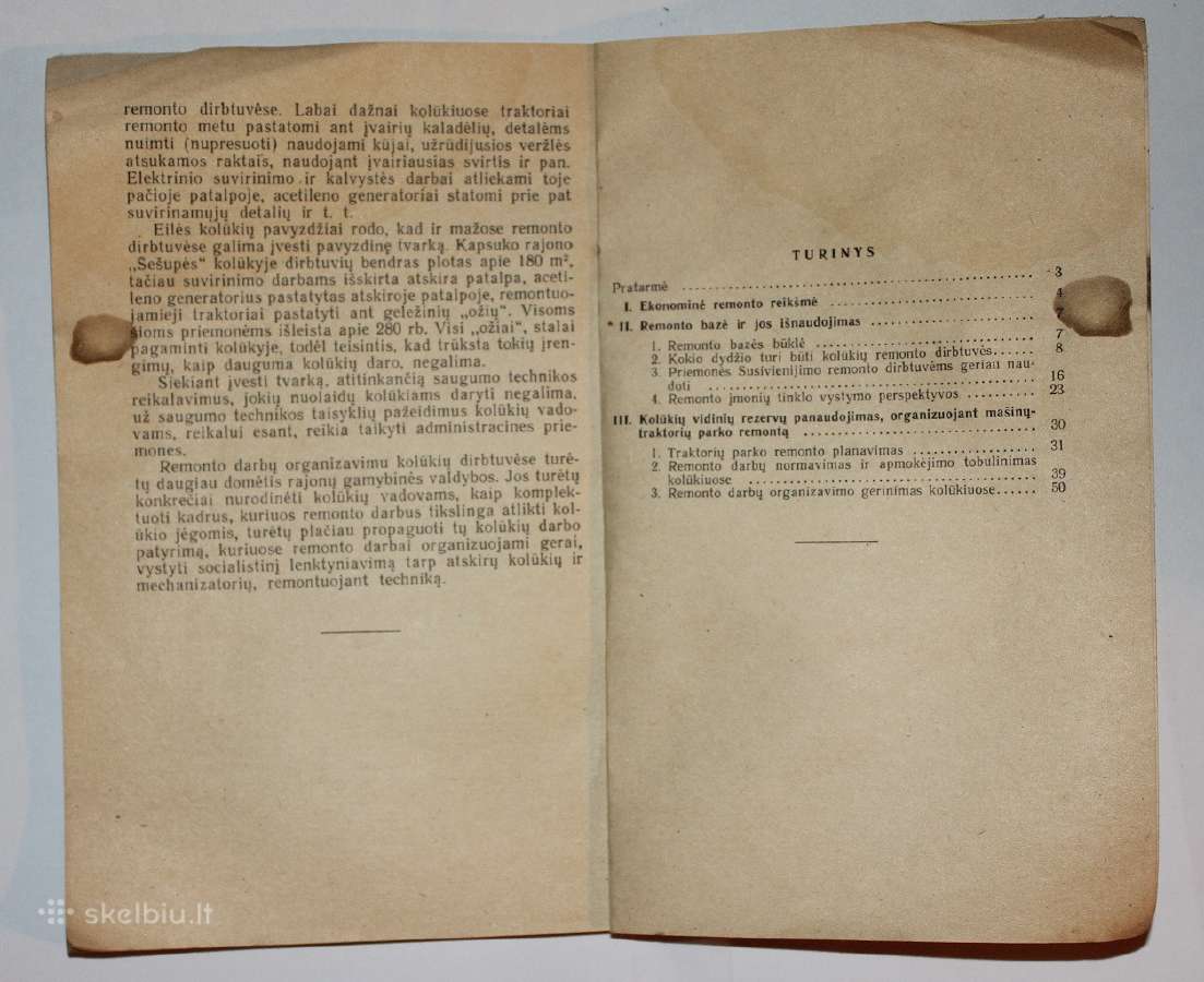Traktorių remonto organizavimas kolūkiuose 1966 m. - nuotraukos Nr. 5