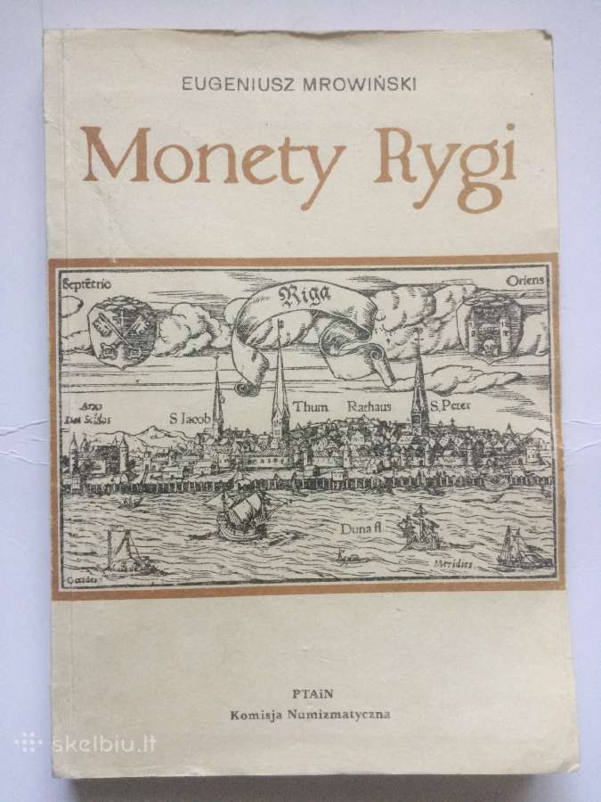 Parduodu lenkišką knygą-katalogą Monety Rygi