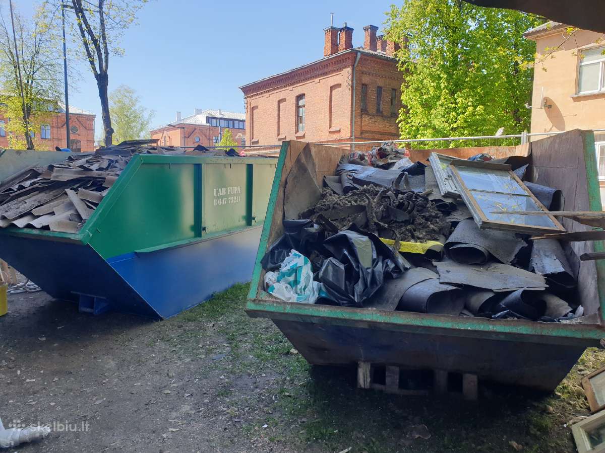 Konteinerių nuoma, statybių atliekų išvežimas - nuotraukos Nr. 16