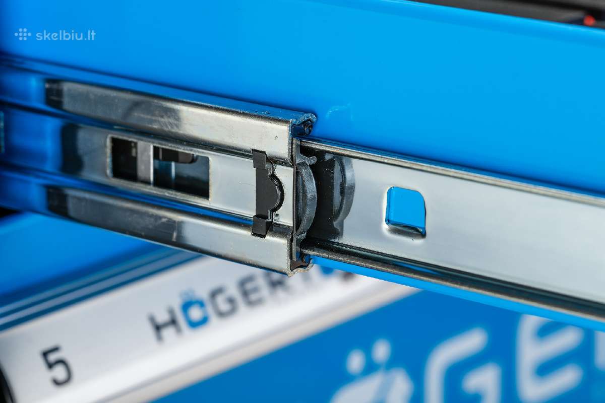 Įrankių vežimėlis profesionalams Hogert + 223įrank - nuotraukos Nr. 8