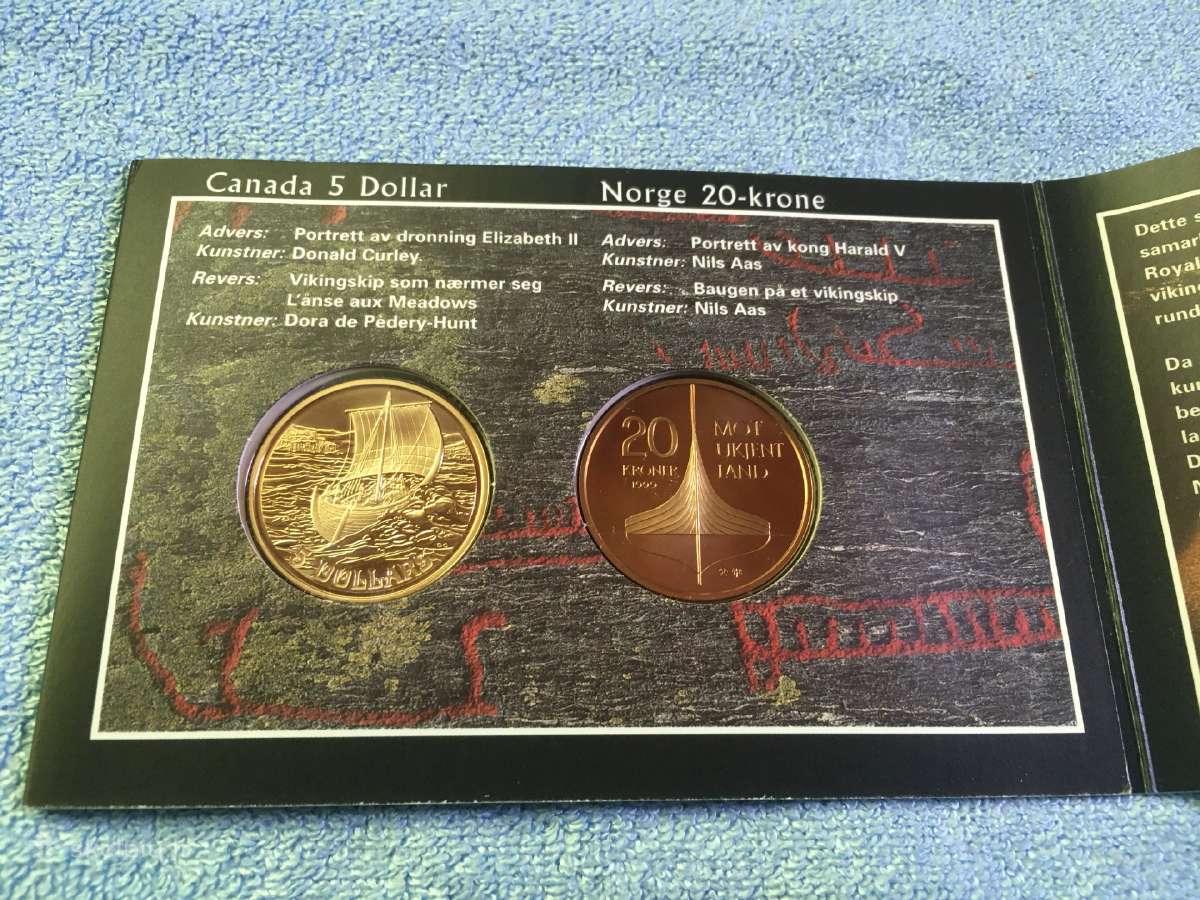 Monetos Canada ir Norge 1999m. cu-ni - nuotraukos Nr. 5