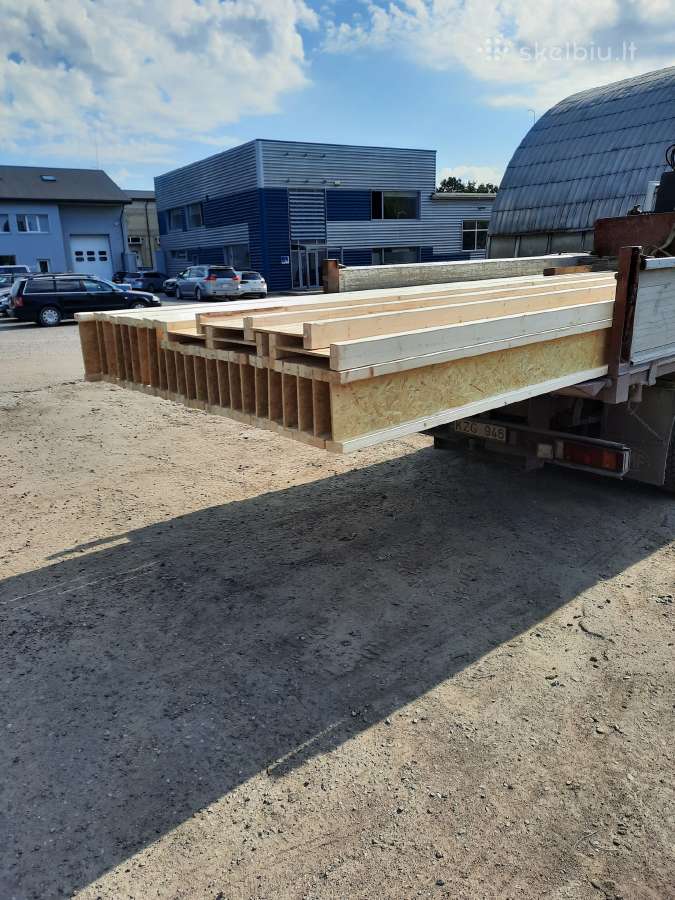 I-beam dvitėjinės sijos, ibeam gegnės - nuotraukos Nr. 12