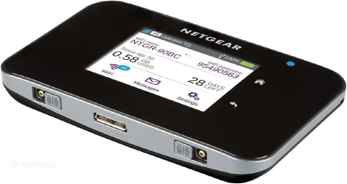 Spartus 4G+ modemas Netgear Aircard 810