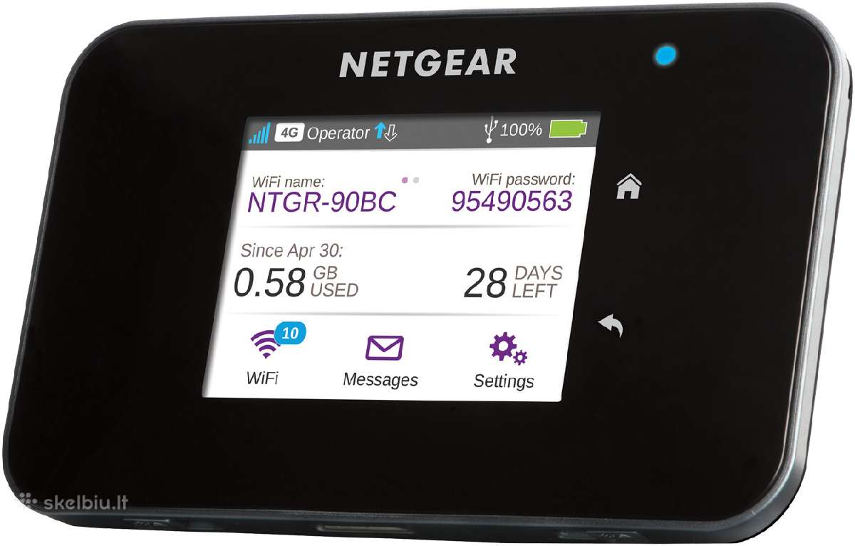Spartus 4G+ modemas Netgear Aircard 810 - nuotraukos Nr. 5
