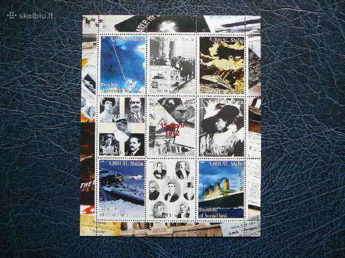 Titanikas Somaliland 2000 Mnh sm55