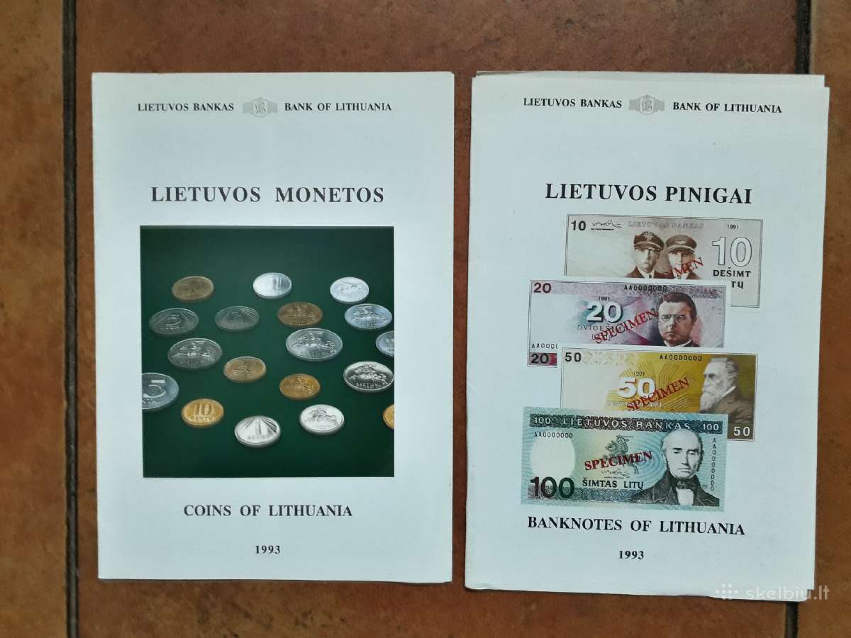 Pinigų bukletai 1993 metai
