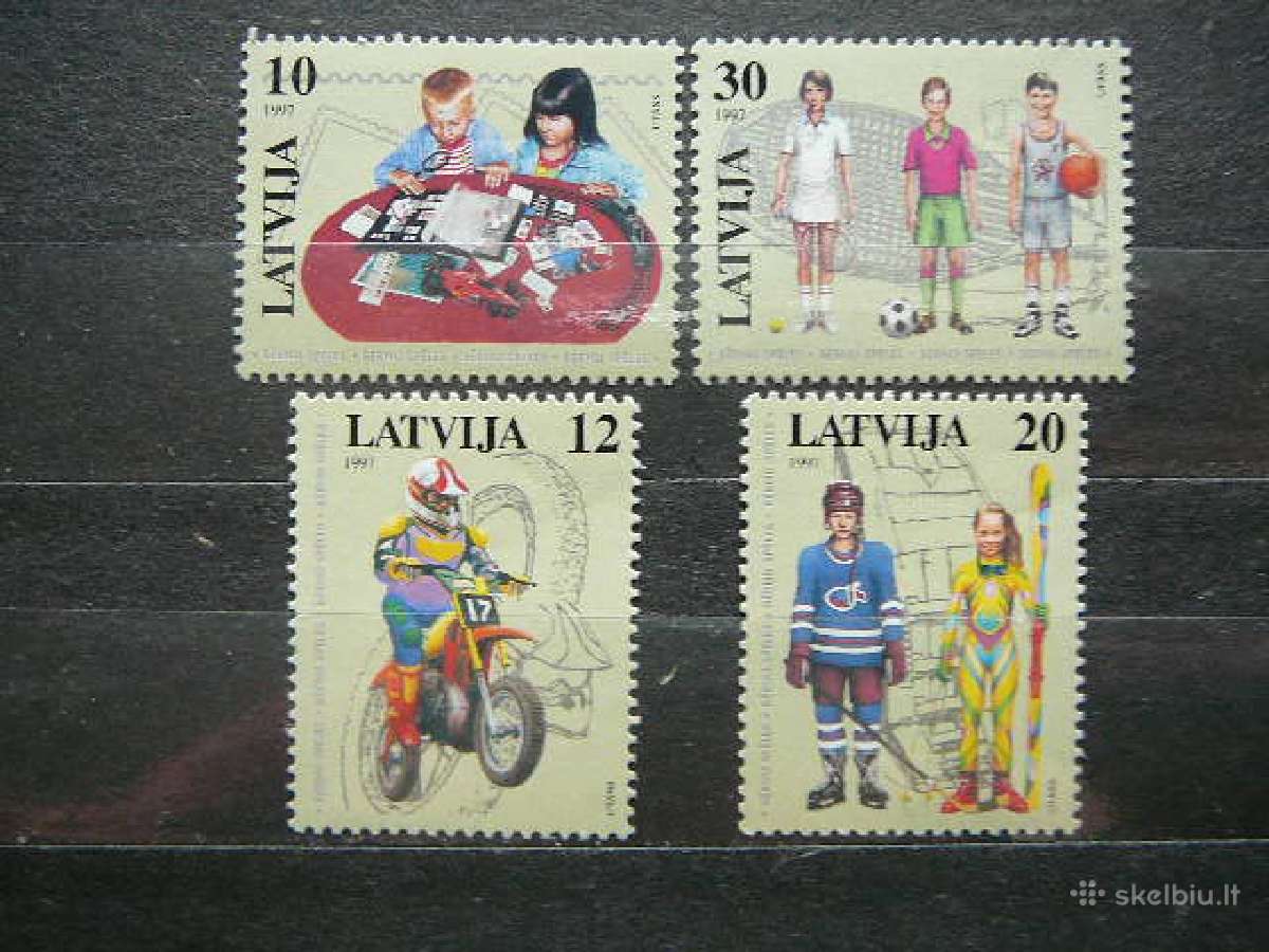 Latvija 1997 Vaikų laisvalaikis Mnh llt459s