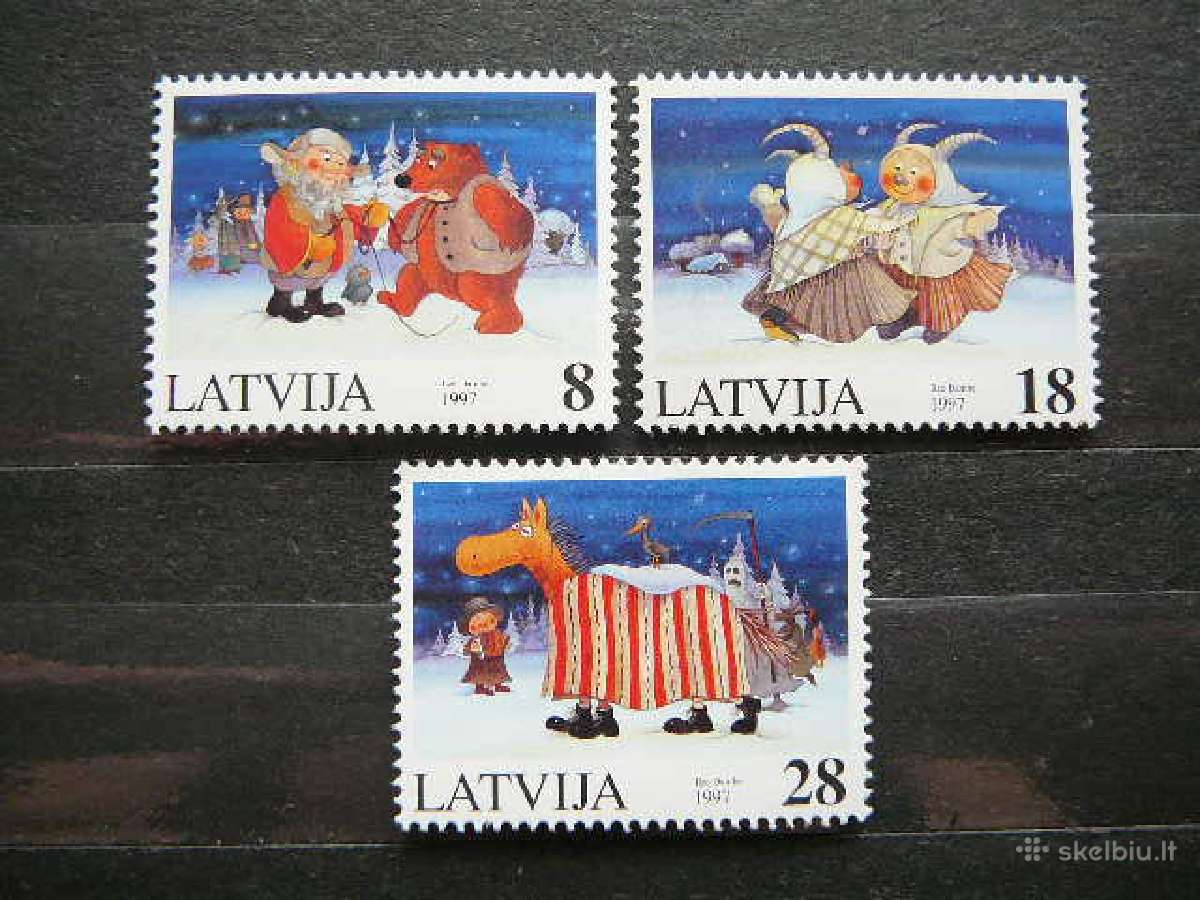 Latvija 1997 Sv. Kaledos Mnh llt471s
