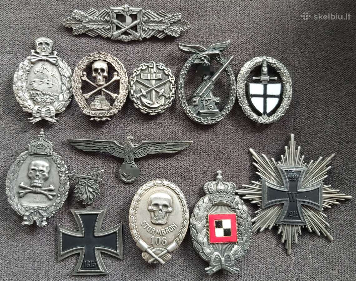 Ženklas replika ww1 ir ww2 . Vokietija