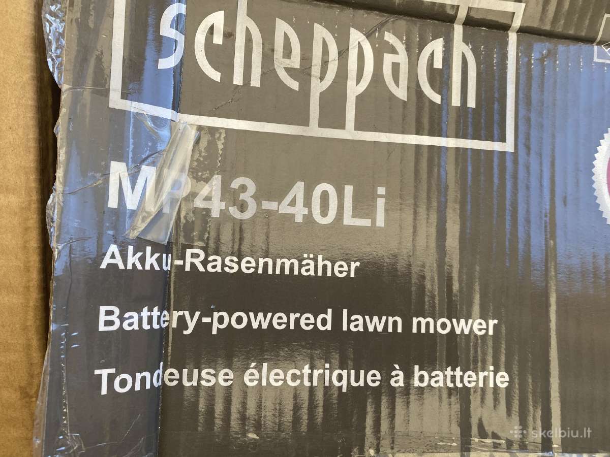 Scheppach Mp 43-40li aku žoliapjovė - nuotraukos Nr. 3